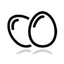 two eggs icon